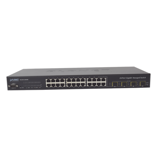 Switch Administrable L2+ 24 puertos 10/100/1000 Mbps, 4 Puertos Combo SFP