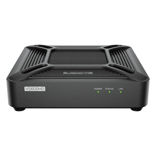 VisualStation VS600HD | Solución de Monitorización de Doble Pantalla | Salida HDMI 4K | Transmisiones IP hasta 720p/600 FPS | Compatible con Surveillance Station | Conformidad NDAA y TAA | Montaje VESA.