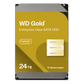 Disco Duro Empresarial WD Gold / SATA 6 Gb/s / 24 TB / 7200 RPM / Tecnología HelioSeal / ArmorCache / 5 Años Garantía / 2.5M Horas MTBF