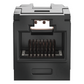 Módulo Acoplador RJ45 a RJ45, Mini-Com, Categoría 6A, Color Negro