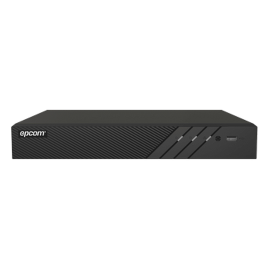 DVR 8 Canales TURBOHD + 4 Canales IP / 5 Megapixel Lite - 3K Lite / Audio Bidireccional por Coaxitron  / ACUSENSE (Evita falsas alarmas) / 1 Bahía de Disco Duro / Salida de Video en Full HD