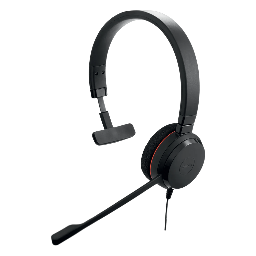 Jabra Evolve 20 Mono con Conexión USB C/A, Micrófono con Cancelación de Ruido de Ultima Generación, Configuración Plug and Play (4993-829-269)