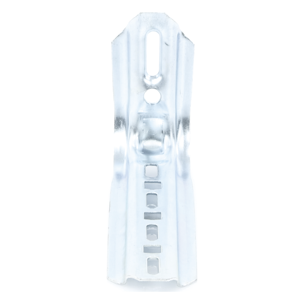 Ménsula omega tipo L inteligente, 210mm de ancho, con acabado Electro Zinc
