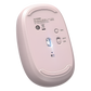 Mouse Inalámbrico 2.4G 800/1200/1600/2400 DPI | Función de 3 botones | Alcance 10m | Silencioso |  Ergonómico | Anti-caída y Anti-interferencias | Batería Alcalina AA incluida  | Color Dusty Pink.