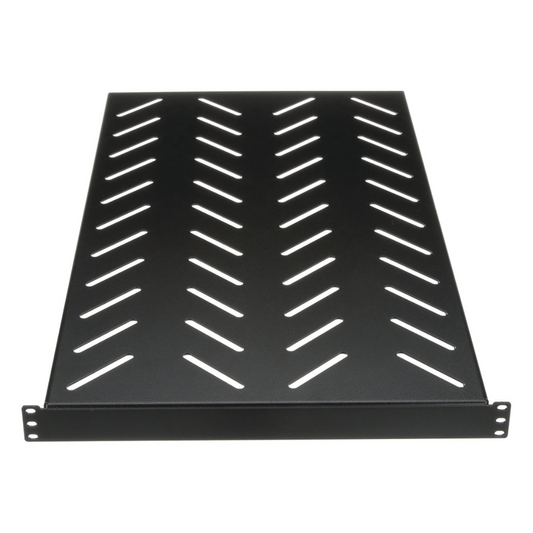 Charola para Soportar Equipos en Rack de 19" de 4 Postes, Profundidad Máxima de 30 in, Capacidad de Carga de 125 kg, 1 UR