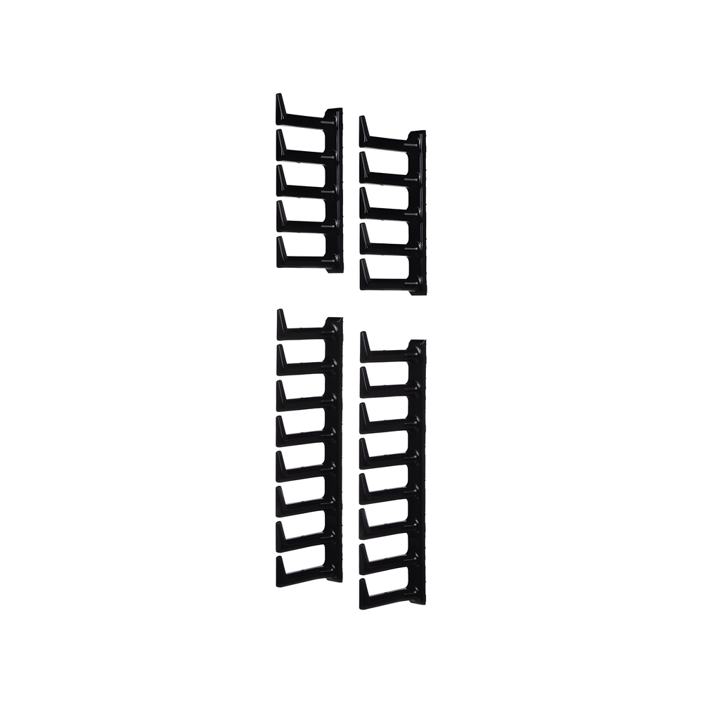Kit de Dedos Para Administración de Cables en Gabinetes FlexFusion™ Light, de 42 UR,  Dedos de 100 mm de Longitud, Color Negro