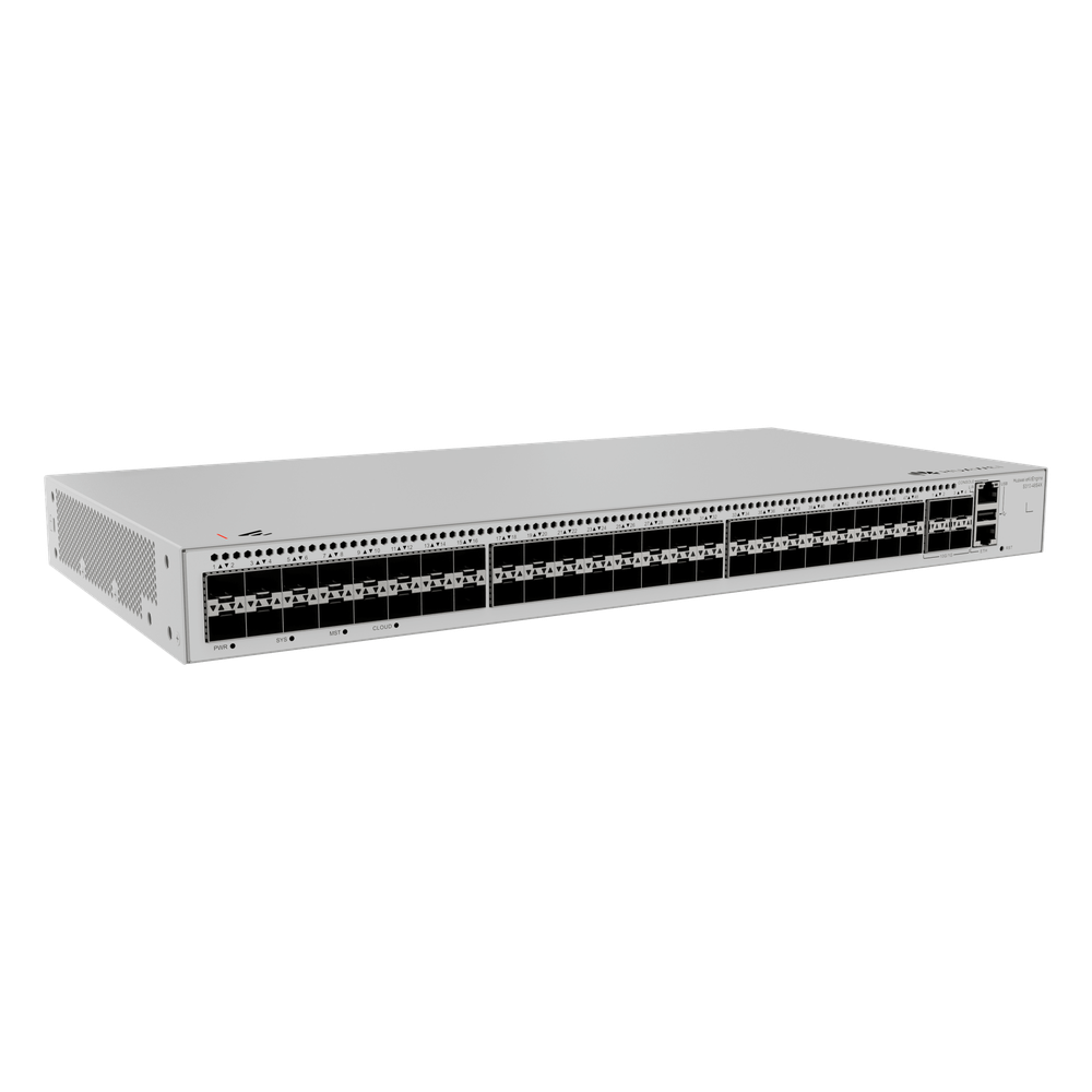 Switch eKit Core/Distribución Administrable Capa 3 / 48 puertos SFP de 1 Gbps + 4 Puertos SFP+ de 10 Gbps / Soporta iStack / Capacidad de Conmutación de 176 Gbps / Gestión Gratuita desde la Nube / Libre de Licenciamiento