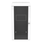 Gabinete PanZone de Montaje en Pared, de 19in, Puerta con Ventana de Seguridad, 26 UR, 762mm de Profundidad, Color Blanco