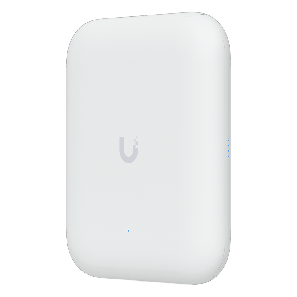 Access Point UniFi WiFi U7 Outdoor WiFi 7 802.11be Doble Banda, MU-MIMO 2x2 en Cada Banda, Puerto de 2.5 GbE, Antena Sectorial Integrada de 90° en 2.4 GHz y 45° en 5 GHz, Conectores para Antenas Omnidireccionales (incluidas), No Incluye Inyector P