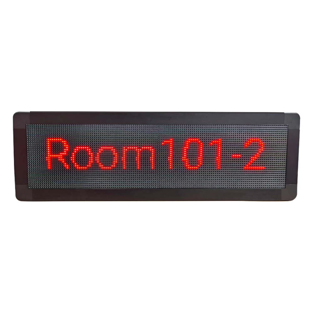Pantalla LED de Pasillo para Hospital/Asilos, Doble Cara, Matriz 128×32, Indicadores RGB, Para Solución de Enfermería Fanvil
