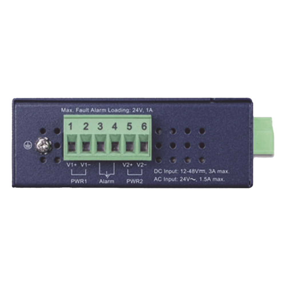 Convertidor de medios industrial PoE+ 1000BASE-SX a 10/100/1000BASE-T 802.3at (SC,MM) -550 m