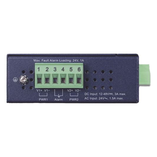 Convertidor de medios industrial PoE+ 1000BASE-SX a 10/100/1000BASE-T 802.3at (SC,MM) -550 m