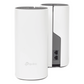 Kit de Router inalámbrico mesh Deco E4 para Hogar / Doble banda AC 1200  / 2 puertos 10/100 Mbps / Compatible con amazon alexa.