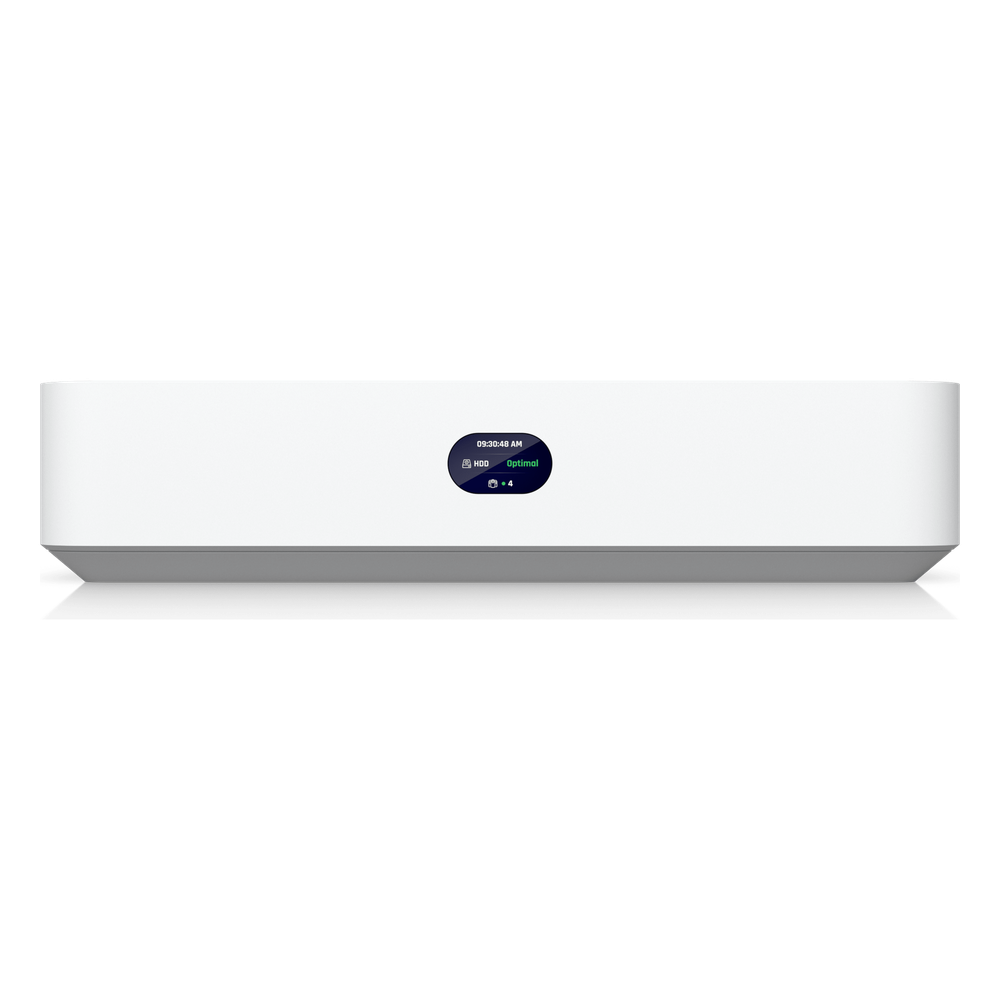 UniFi Protect UNVR-Instant – Grabador de Video en Red con Soporte para HDD de 3.5”, Switch PoE Integrado de 6 Puertos GbE (40W) y Puerto HDMI Viewport