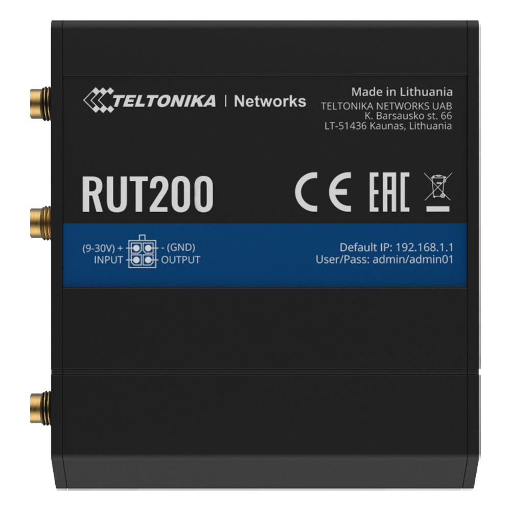 Router Industrial LTE 4G / 150 Mbps Cat 4 / 2 Puertos Ethernet / WiFi 2.4 GHz / Montaje DIN / -40°C a 75°C