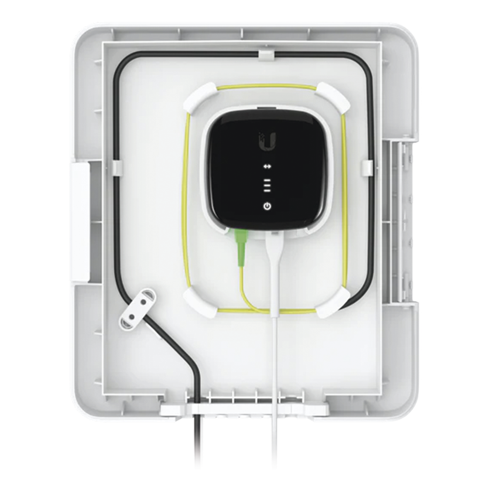 Ubiquiti Fiber Outdoor Terminal Box para Exterior Resistente a la Intemperie para Protección de Dispositivos Fiber, Apta para Montaje en Poste