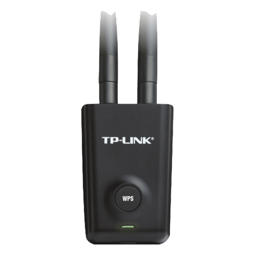 Adaptador de alta potencia USB  inalámbrico/ WiFi N 300 Mbps / Frecuencia de 2.4 GHz / 2 Antenas Externas de 5 dBi / Compatibilidad Windows y Linux