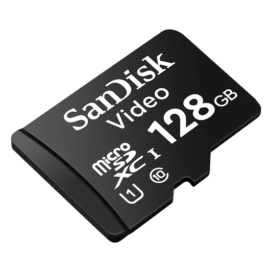 Memoria microSD SanDisk 128GB / Alta Resistencia / Videovigilancia / Clase 10