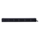 PDU Básico Para Distribución de Energía con Supresor de Picos, Con 12 Tomas NEMA 5-15R Traseras, 1UR, 15 Amp, 120 Vca, 1800 Joules de Protección