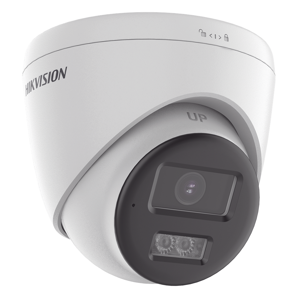 [Audio Bidireccional + Dual Light + ColorVu] Turret TURBOHD 2 Megapixel (1080p) / Lente 2.8 mm / 40 mts IR EXIR + 40 mts Luz Blanca / Micrófono y Bocina Integrado / Exterior IP67 / dWDR