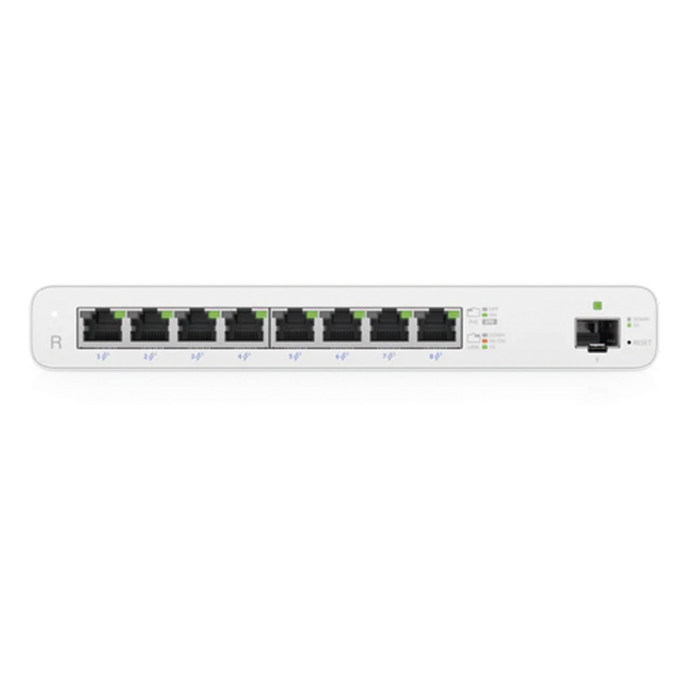 UISP Router (UISP-R) – Router Gigabit para ISP con 8 Puertos PoE Pasivo, 1 SFP, y Rendimiento NAT de hasta 1 Gbps