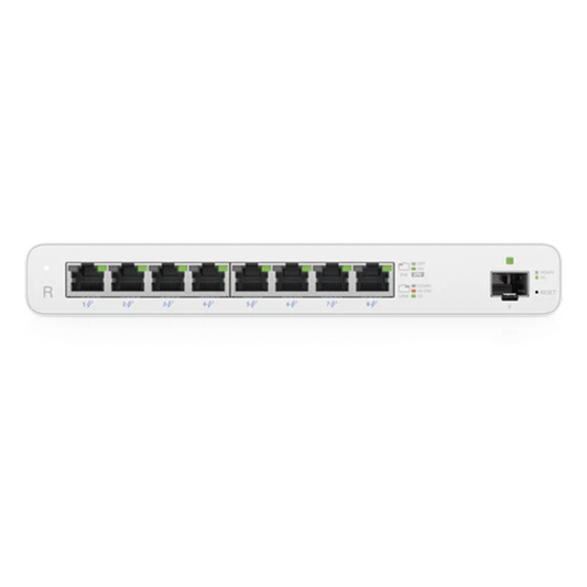 UISP Router (UISP-R) – Router Gigabit para ISP con 8 Puertos PoE Pasivo, 1 SFP, y Rendimiento NAT de hasta 1 Gbps