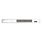 Switch Administrable PoE / 24 puertos PoE af/at Gigabit / 2 x SFP Gigabit / Administración Cloud Gratuita / Presupuesto 370 W