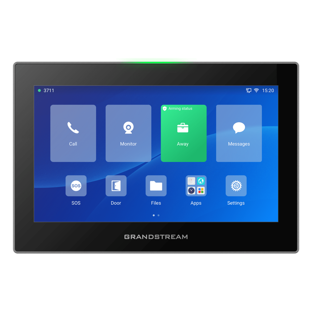 Estación de Intercomunicación SIP con Wi-Fi 6, Bluetooth y Control Total para Agendamiento de Salas y Edificios Inteligentes (Color Negro)