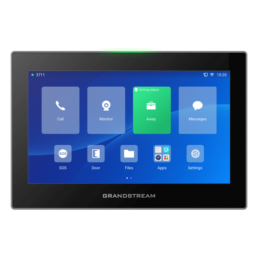 Estación de Intercomunicación SIP con Wi-Fi 6, Bluetooth y Control Total para Agendamiento de Salas y Edificios Inteligentes (Color Negro)