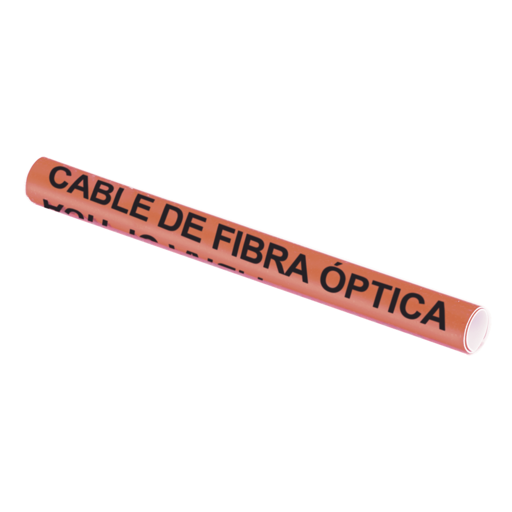 Marcador de Fibra Óptica Color Naranja, Diámetro de Aplicación: 6.4 a 12.5 mm (0.25 a 0.49 Pulgadas)