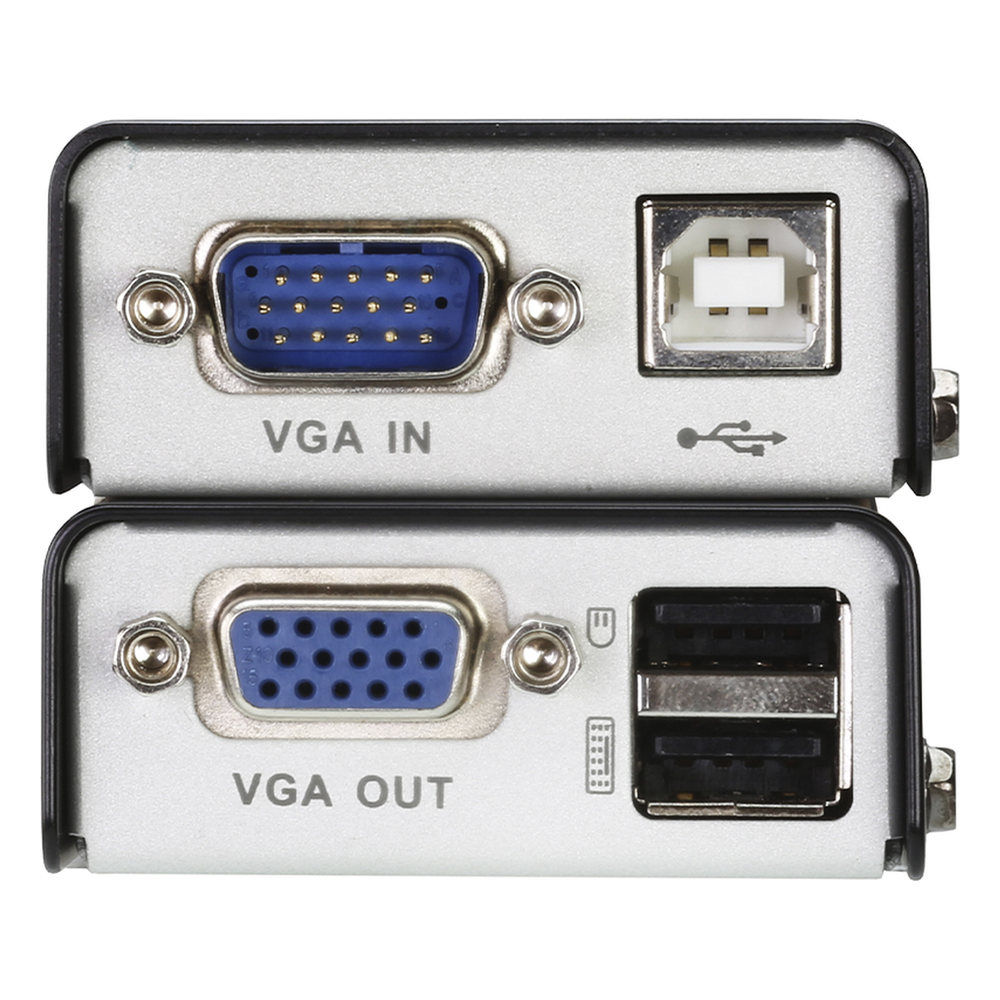 Extensor KVM USB | Acceso remoto PC | Hasta 100 m Cat5e | 1920x1200 | Protección ESD | Ajuste deskew