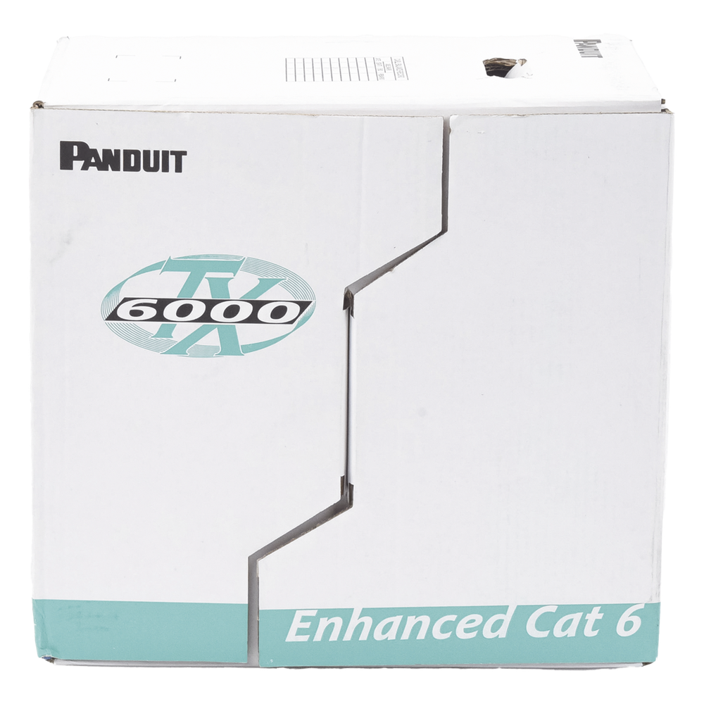 Bobina de Cable UTP 305 Metros (1000 Pies) de Cobre, TX6000™ PanNet, Reelex, Azul, Categoría 6 Mejorado (23 AWG), PVC (CM), de 4 Pares
