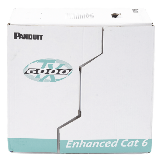 Bobina de Cable UTP 305 Metros (1000 Pies) de Cobre, TX6000™ PanNet, Reelex, Azul, Categoría 6 Mejorado (23 AWG), PVC (CM), de 4 Pares