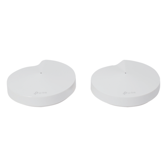 Kit 2 Routers Inalámbricos MESH Interior para Hogar / Doble Banda Wi-Fi 5 AC1300 Mbps / 2 Puerto Gigabit WAN/LAN / 4 Antenas Internas / Administración Mediante la App Deco (iOS, Android) / Protección HomeCare