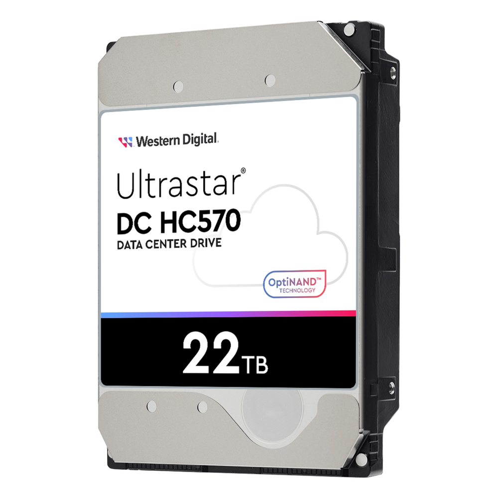 Disco Duro Data Center Ultrastar / 22 TB / 7200 RPM / 6 Gb/s SATA - 12 Gb/s SAS / HelioSeal con Helio / OptiNAND con Flash iNAND / ArmorCache / 2.5M Horas MTBF / 5 Años Garantía