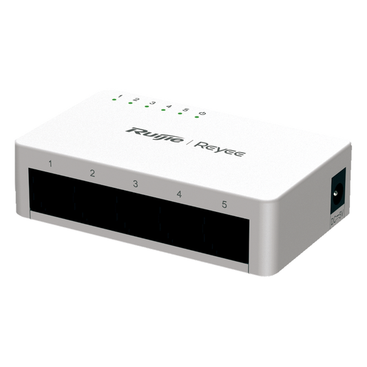 Switch no administrable, Visible en la Topología de la Nube, 5 puertos 10/100 Mbps