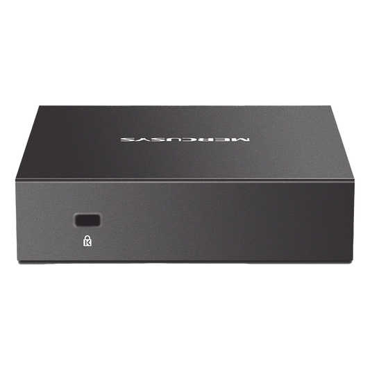 Switch NO Administrable / Para escritorio / Carcasa de metal / 5 puertos 10/100/1000 Mbps / Diseño Compacto / Plug and Play