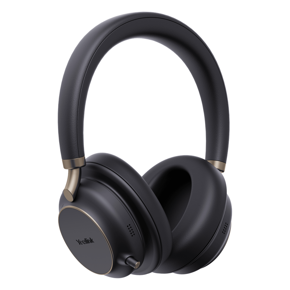 Diadema Inalámbrica BH76 Plus UC Black USB C/A de Yealink con Compatibilidad Completa para Plataformas UC y 6 Micrófonos para Voz de Alta Claridad