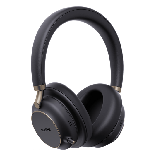 Diadema Inalámbrica BH76 Plus UC Black USB C/A de Yealink con Compatibilidad Completa para Plataformas UC y 6 Micrófonos para Voz de Alta Claridad