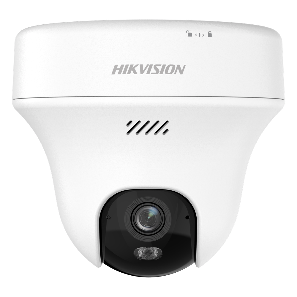 Turret PT IP 5 Megapixel (3K) Megapixel / Lente 2.8 mm / Dual Light (10 mts IR + 10 mts Luz Blanca) / Wi-Fi 6 / Interior / ACUSENSE / dWDR  / H.265 / Audio Bidireccional (Micrófono y Bocina) / 5 VCD