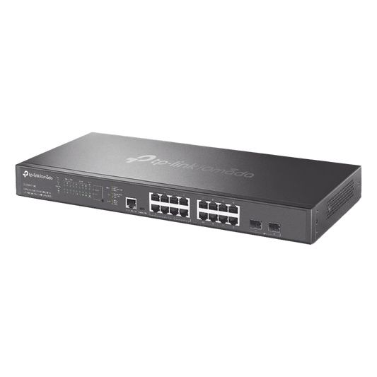 Switch L2+ Omada PoE+ / 16 Puertos MultiGigabit 2.5G / 8 Puertos 2.5G Sin PoE / 8 Puertos PoE+ 2.5G / 2 Puertos SFP+ 10G / Administración Centralizada Omada o Stand-Alone / Multicast IGMP / Presupuesto PoE 240W / Montaje en Rack