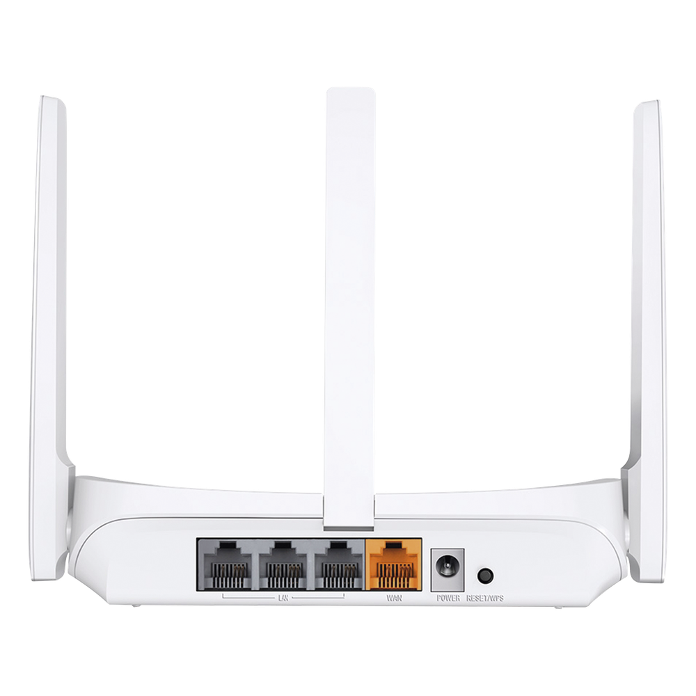 Router Inalámbrico N / 2.4 GHz de 300 Mbps / 1 Puerto WAN 10/100 Mbps / 3 puertos LAN 10/100 Mbps /  3 antenas de 5 dBi / Compatible con IPTV e IPV6