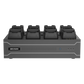 Dock Station de Escritorio con 8 Estaciones de Carga para Body Cams / Doble Interfaz de Red / 4 Bahías de HDD / Carga y Respaldo Automático / Prevención de Pérdida de Datos / Cobertura Cíclica / Reproducción d