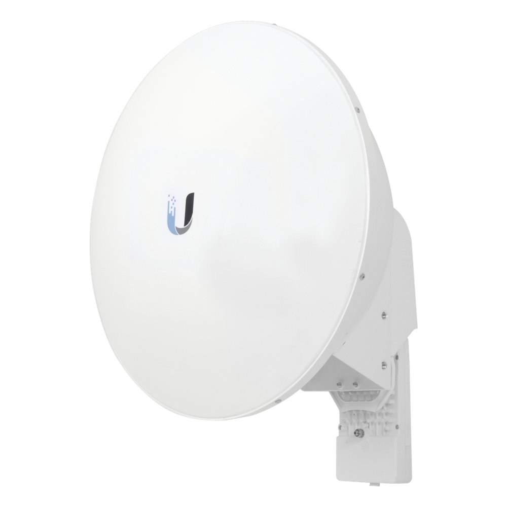 Antena Direccional airFiber X, ideal para enlaces Punto a Punto (PtP), frecuencia 5 GHz (5.1 - 5.9 GHz) de 23 dBi slant 45