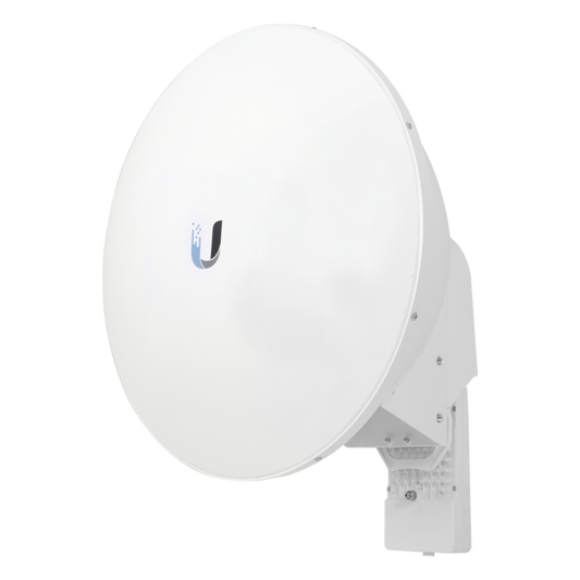 Antena Direccional airFiber X, ideal para enlaces Punto a Punto (PtP), frecuencia 5 GHz (5.1 - 5.9 GHz) de 23 dBi slant 45