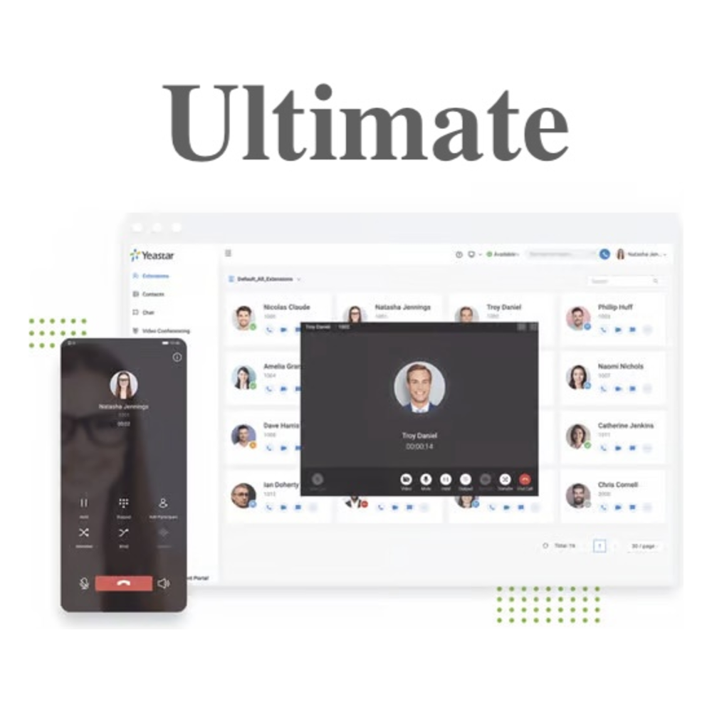 Extensión anual de usuario para conmutador en nube Yeastar Ultimate Edition