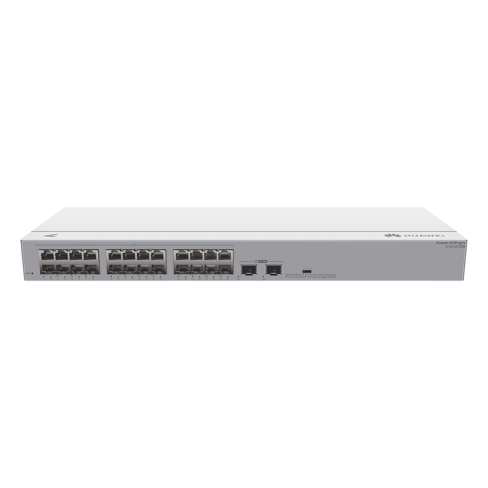 Switch Gigabit No Administrable / 24 puertos 10/100/1000 Mbps  / 2 Puertos SFP Uplink