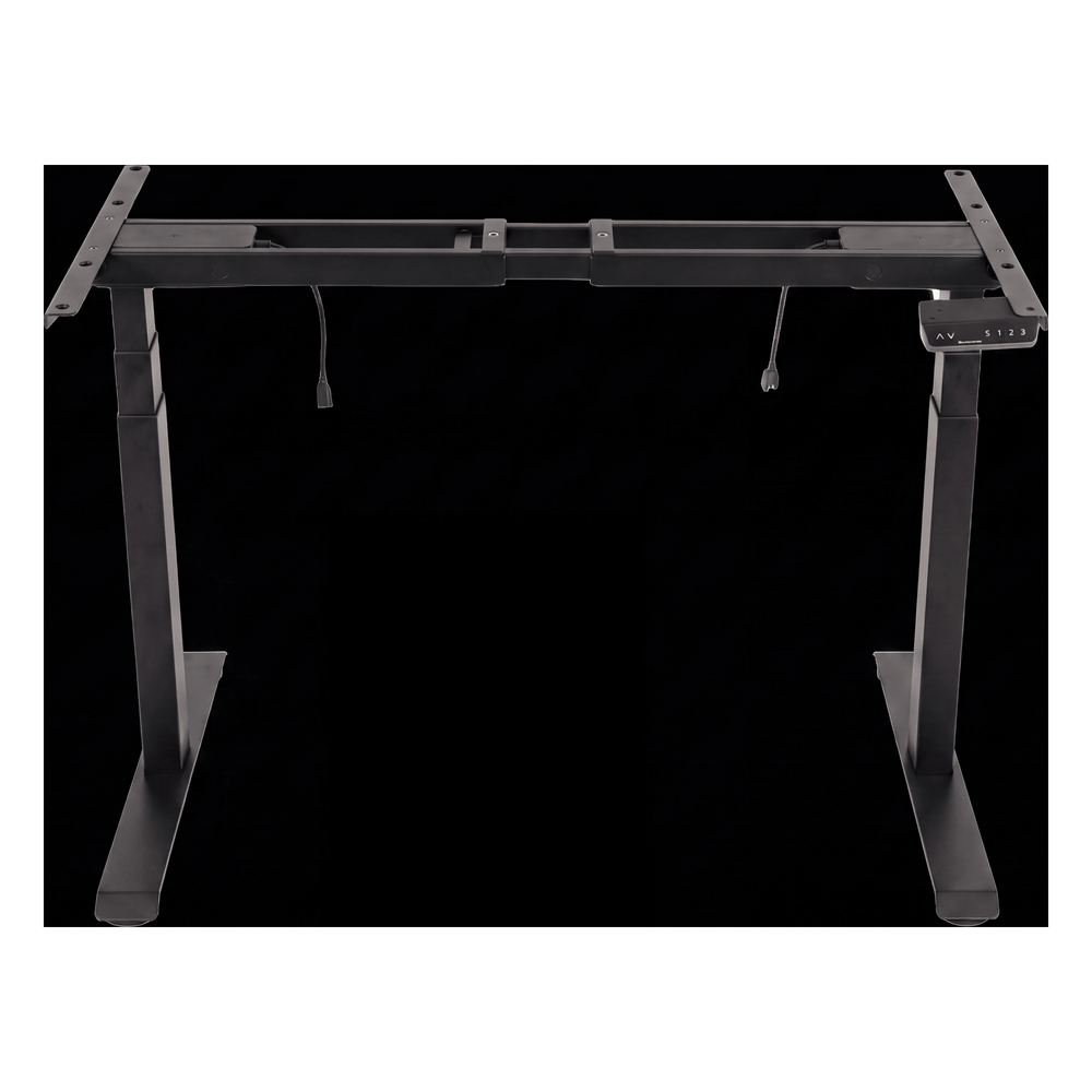 Base de Escritorio Motorizado Profesional / Altura Ajustable 60-125cm / Estructura Estable / Funcionamiento Suave / 3 Preset de Posiciones / Color Negro / Soporta hasta 100Kg de carga