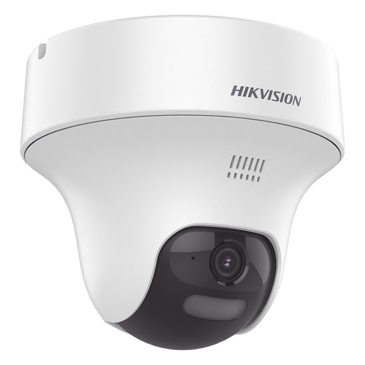 [Audio Bidireccional + Dual Light + ColorVu] PT TURBOHD 2 Megapixel (1080p) / Lente 3.6 mm / 25 mts IR EXIR + 20 mts Luz Blanca / Micrófono y Bocina Integrado / Interior / Plastico / dWDR