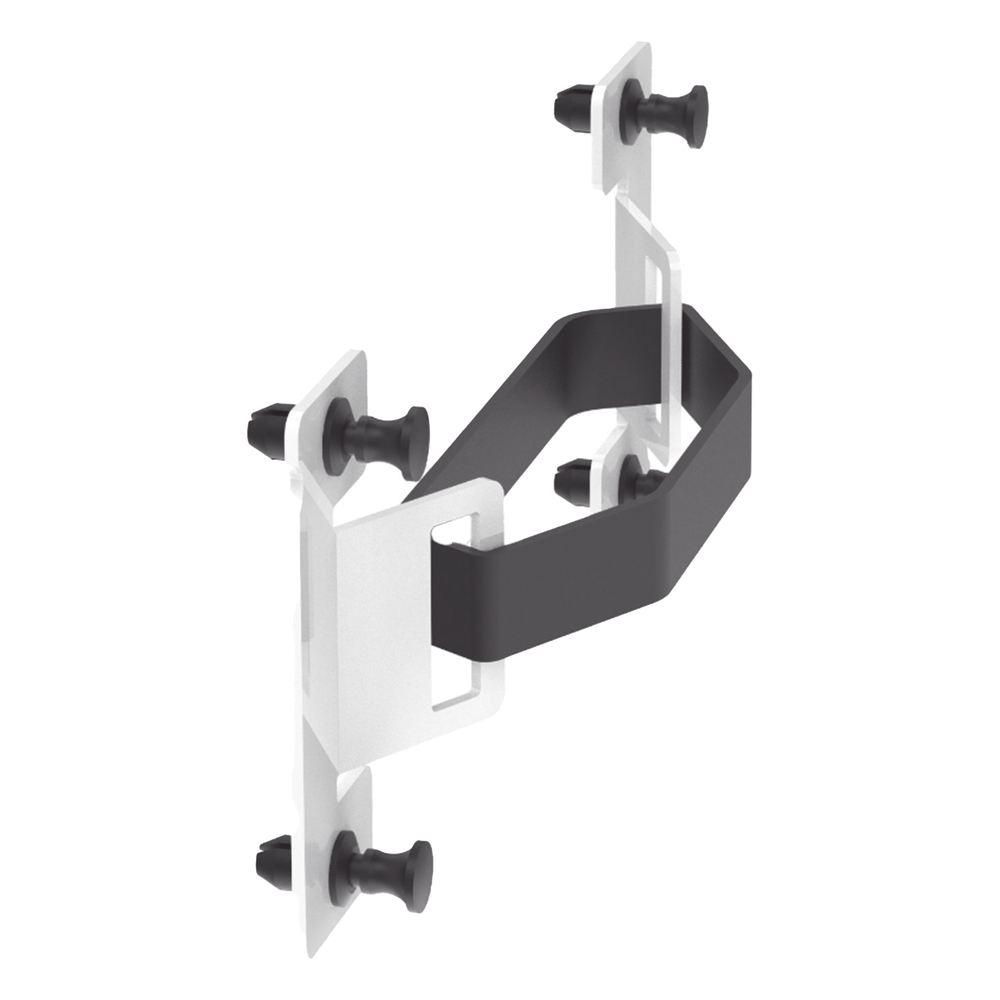 Kit de Soporte de Correa, Para Uso con Gabinetes Multipropósito, de Instalación a Presión, Color Blanco